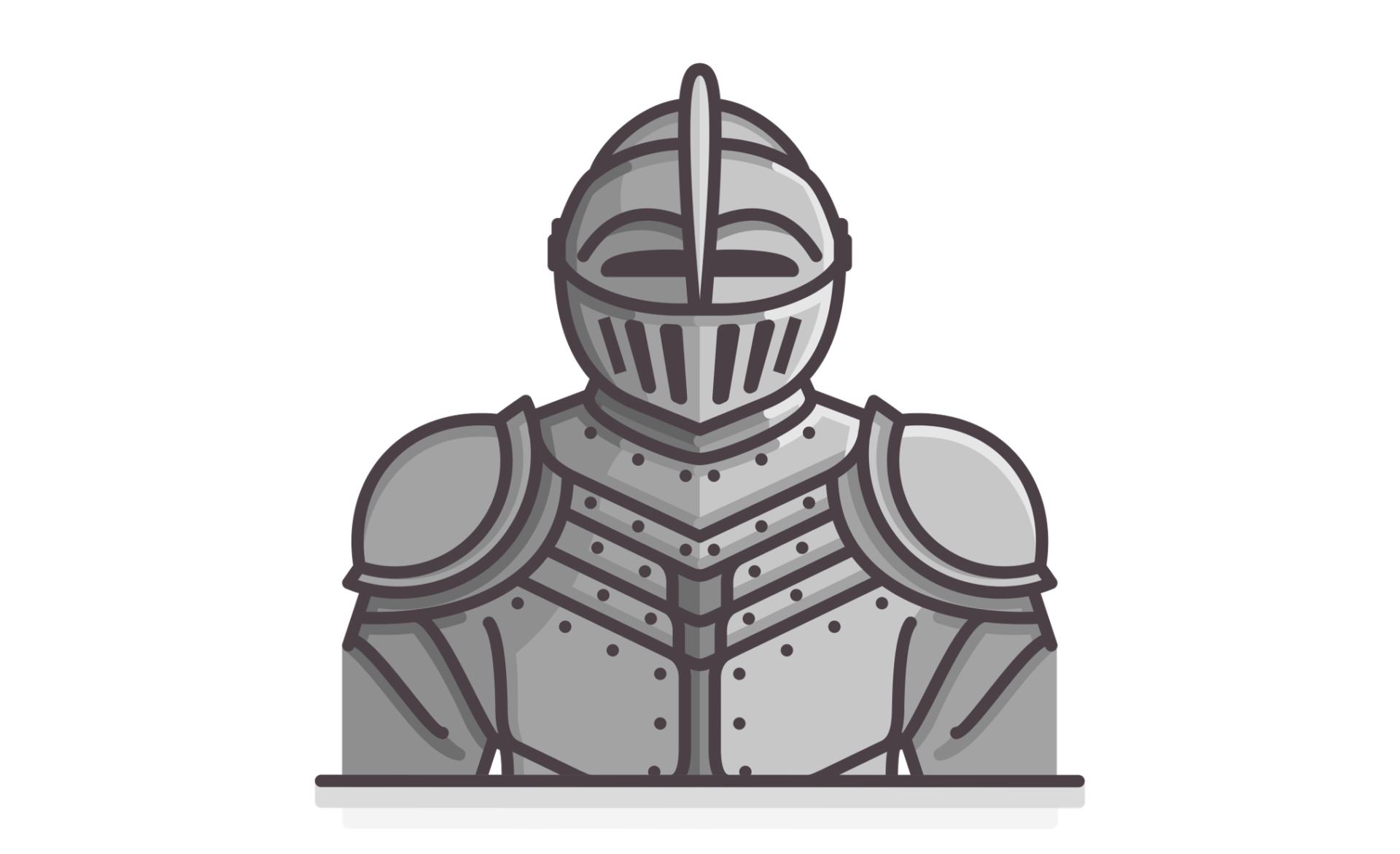 Icon of a Medieval Knight