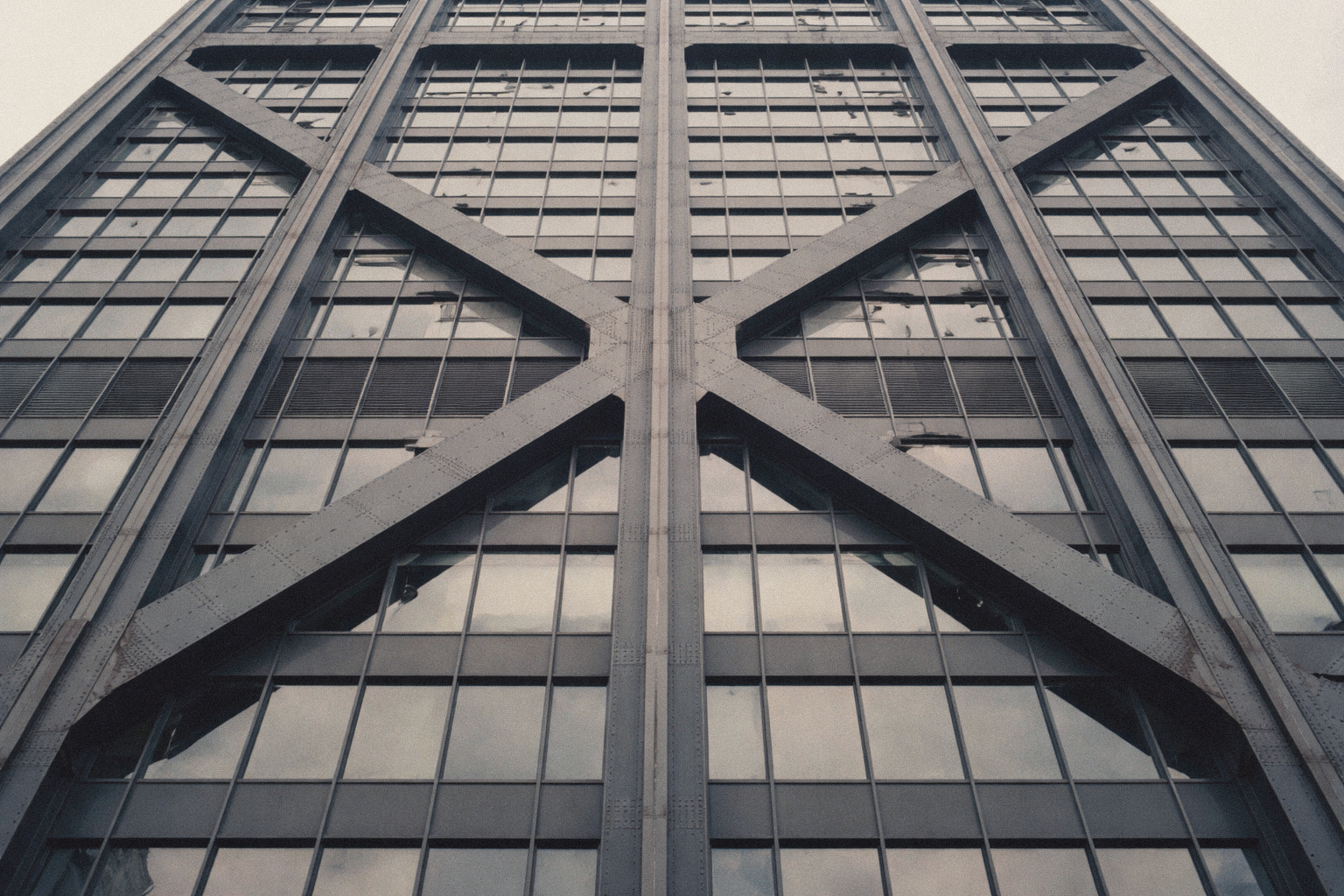 International Style 13 A worker stares out the window of an International Style skyscraper