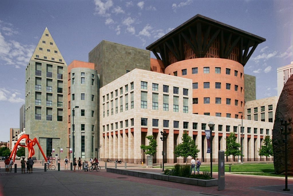The circular and polygonal forms of the Denver Public Library