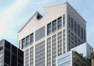 Chippendale roof of postmodern building