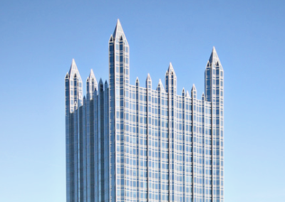 Crown of postmodern building