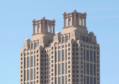 Crowns of postmodern building