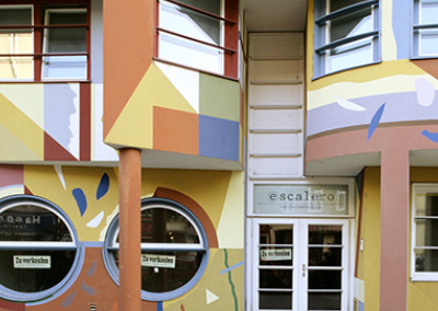 Colorful postmodern building