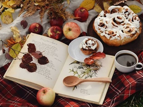 Fall treat with cookbook